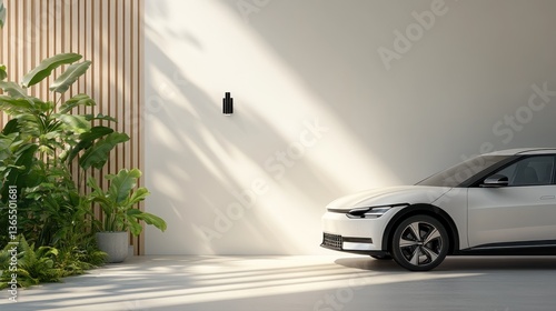 Electric car charging sustainable transportation