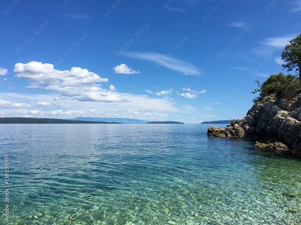 Naklejka premium Croatian Coastal Calm