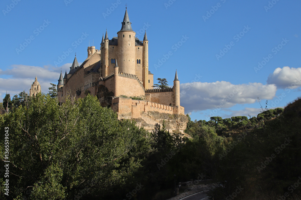 alcazar palace in segovia in spain alcazar palace in segovia in spain