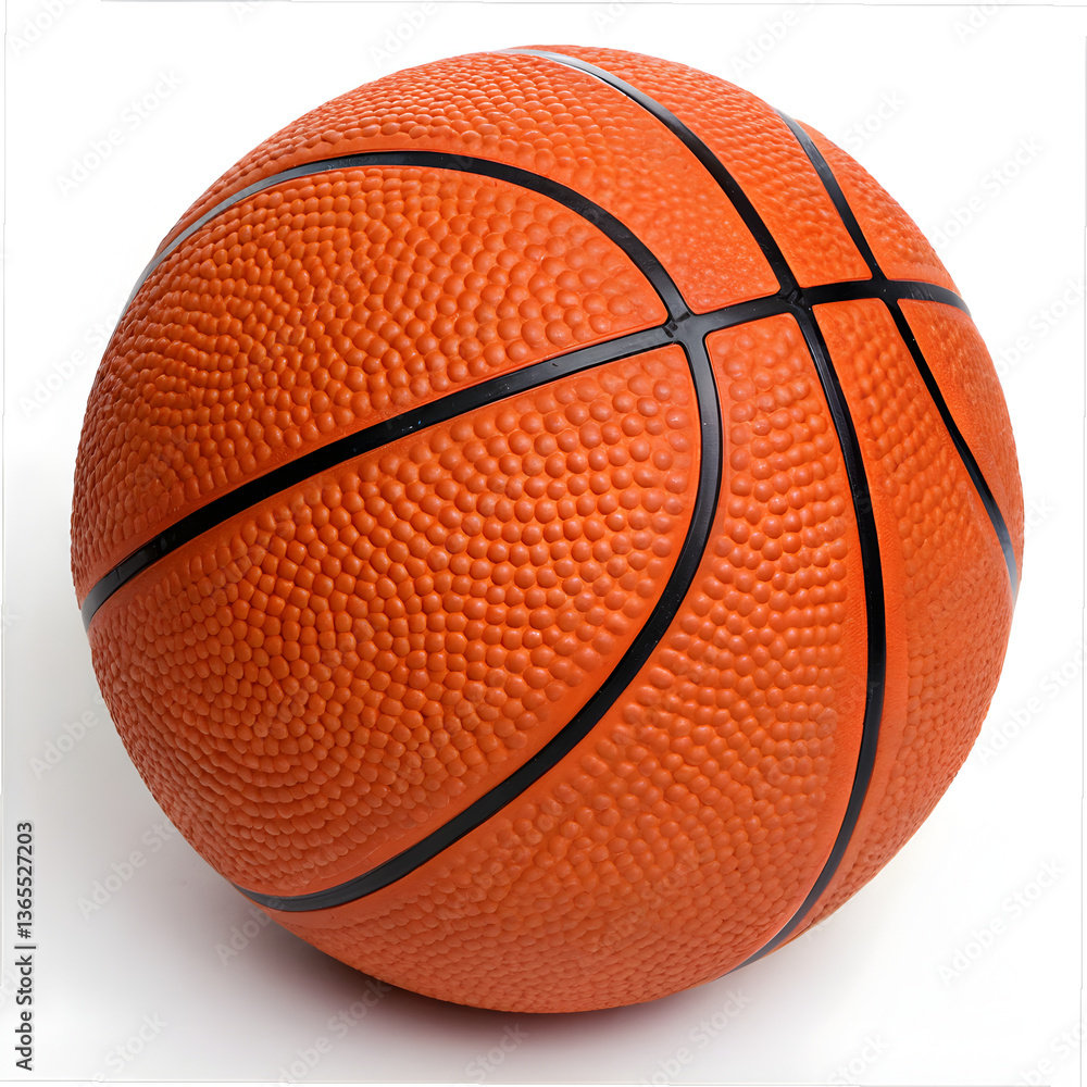 Fototapeta premium Basketball on a white background