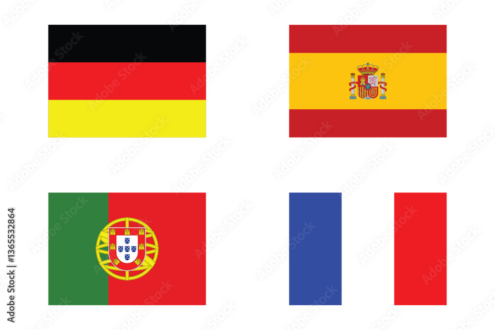 Obraz premium UEFA Nations League Tournament flag. UEFA Nations League final