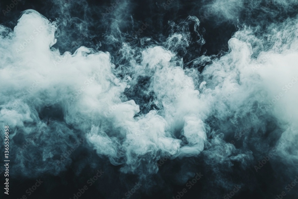 Obraz premium Blue cloudy sky with sun rays piercing through dramatic storm clouds