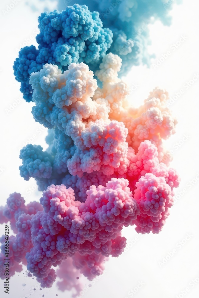 Swirling clouds of vivid gulal, isolated on white , india, vibrant Swirling clouds of vivid gulal, isolated on white , india, vibrant