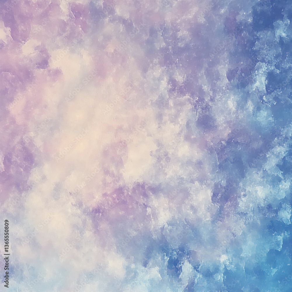 Obraz premium a soft pastel watercolor background with gentle hues of blue, pink,