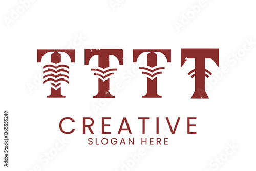 Creative t letter logo design template for company branding and visual identity use