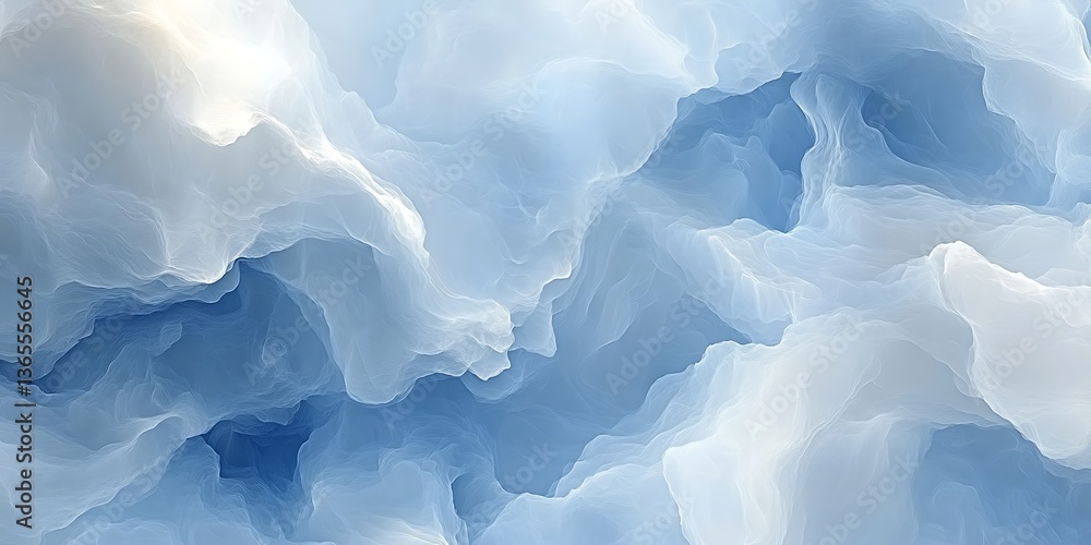 Obraz premium Blue Abstract Cloud Texture.