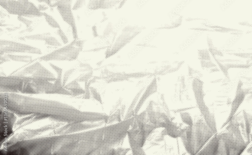 Fototapeta premium Aged newspaper halftone abstract dotted background and texture 