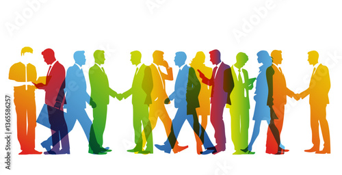 silhouette, persone, business, affari, lavoro,  lavoro di gruppo, lavoro di squadra, 