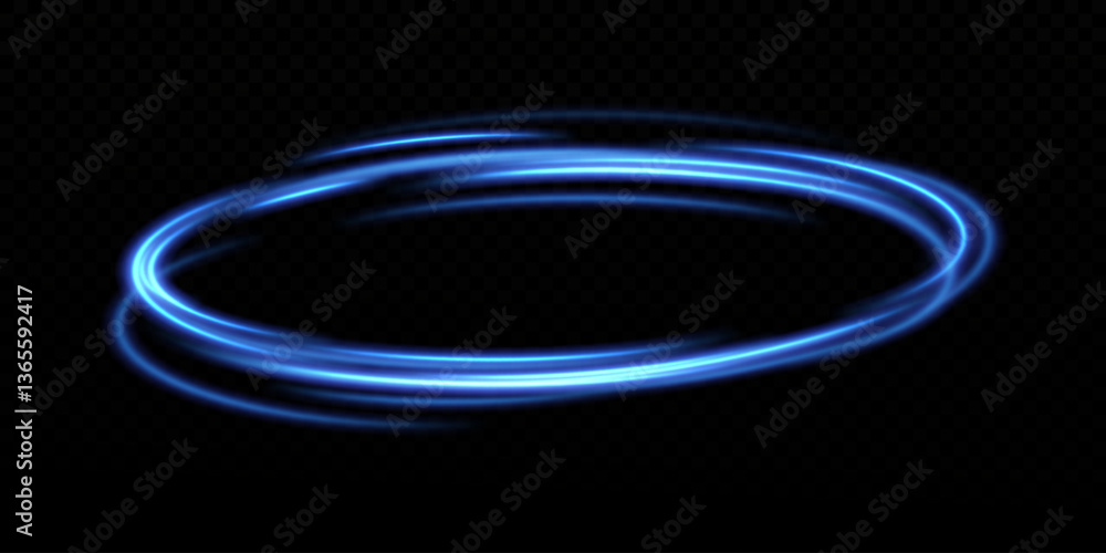 Abstract light lines of speed movement, blue colors. Light glowing effect. circular, light trail curve swirl, Abstract light lines of speed movement, blue colors. Light glowing effect. circular, light trail curve swirl,