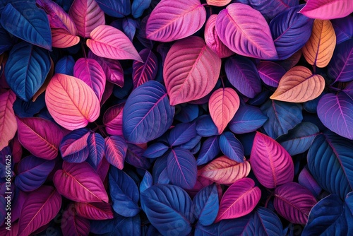 Wallpaper Mural Vibrant Tropical Leaves Torontodigital.ca