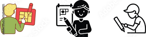 Engineer Drafting Plans Design, Construction, Architect, Drawing, Blueprint, Sketch, Project, Worker