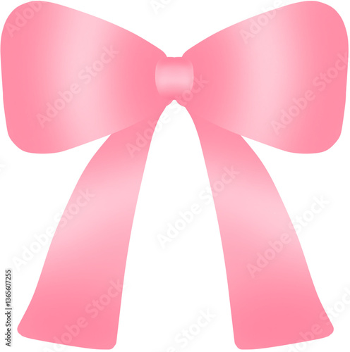 pink ribbon bow