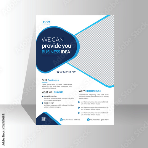 Corporate business flyer template design , cover modern layout, annual report, poster, flyer in A4 with colorful modern business flyer template, and creative design, editable vector template design.