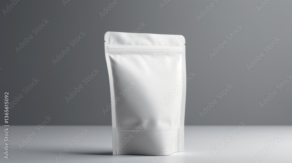 Empty pouch ready for packaging food items. Empty pouch ready for packaging food items.