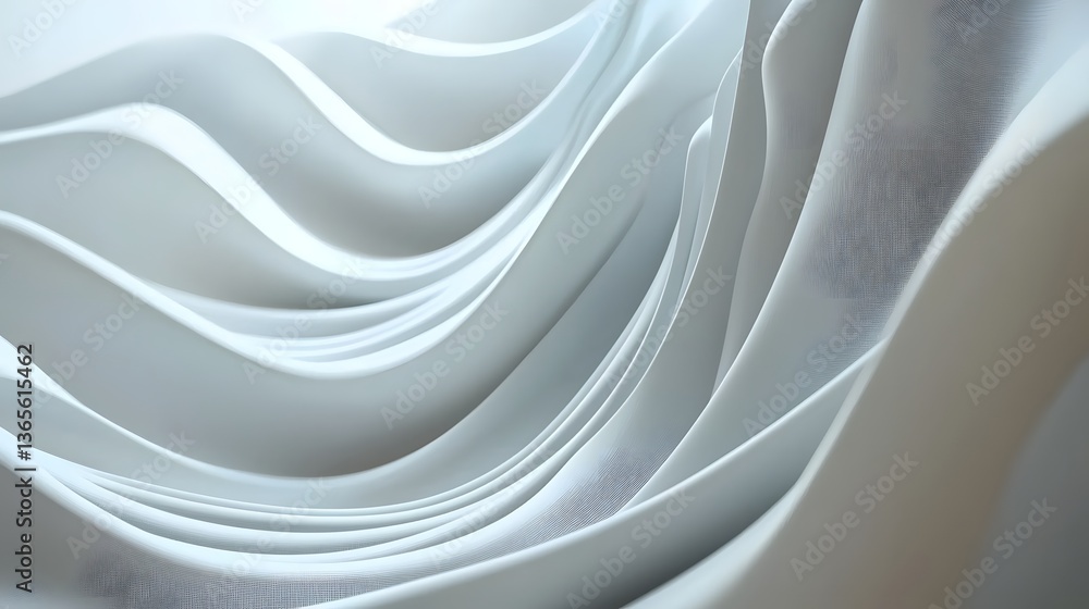 Smooth Abstract Wavy Lines on Modern Professional White Background for Presentations and Business Content Smooth Abstract Wavy Lines on Modern Professional White Background for Presentations and Business Content
