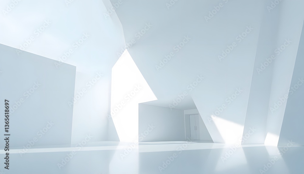 Abstract White Architecture Interior Abstract White Architecture Interior