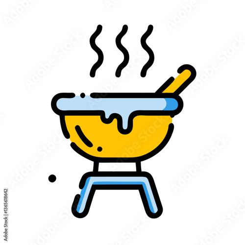 barbecue, cook, cookout, fire, food, grill, illustration, menu, party, picnic, vintage, weekend