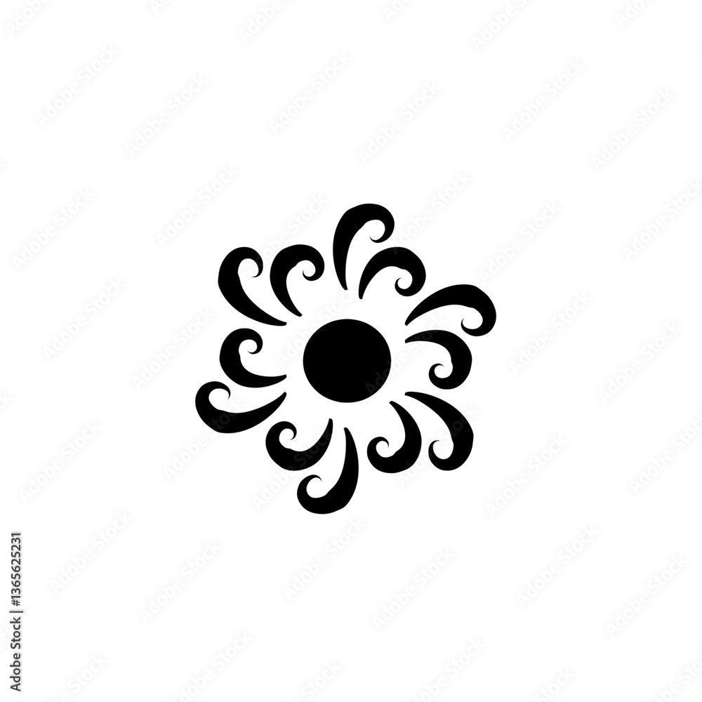 sun silhouette icon sun silhouette icon