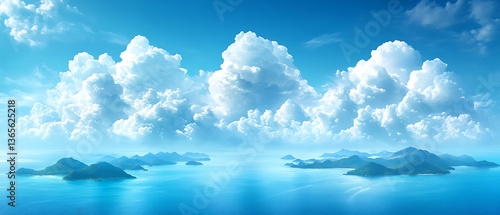 Tropical Islands Cloudscape.