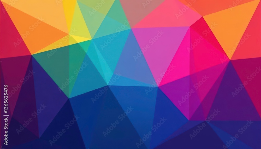 Abstract geometric shapes, vibrant color gradients , gradient pattern, tileable