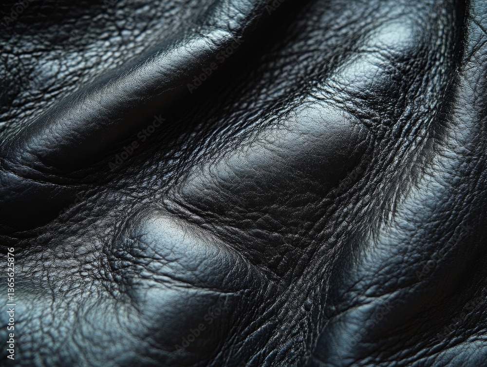 black leather texture with soft folds luxurious and sleek background perfect for fashion and high-end design projects black leather texture with soft folds luxurious and sleek background perfect for fashion and high-end design projects