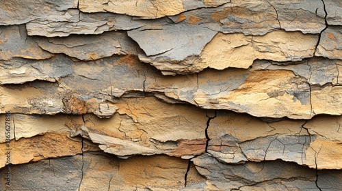 Seamless Cracked Sandstone Texture with Weathered Appearance