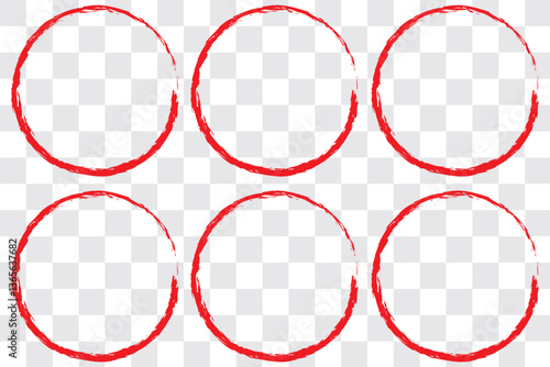 Grunge-style black ink circles with a contemporary touch. Brush-drawn, textured shapes. Chinese and Korean design influences. Japanese enso zen circles. All elements are unified. Sun symbols