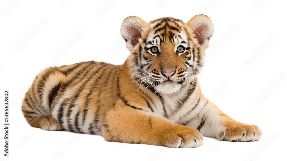 Fototapeta premium Tiger Cub. 