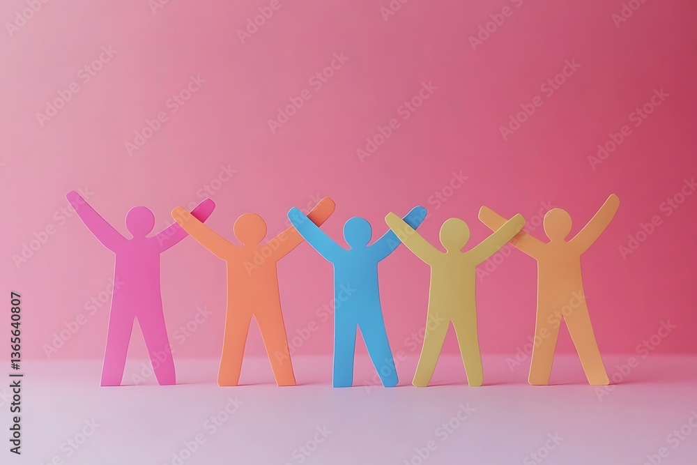 Cheerful Paper People Celebrating Teamwork Success13 Cheerful Paper People Celebrating Teamwork Success13
