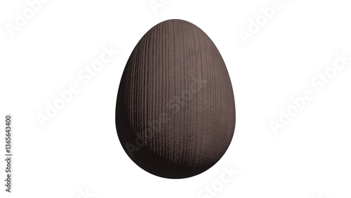 Dark chocolate easter egg