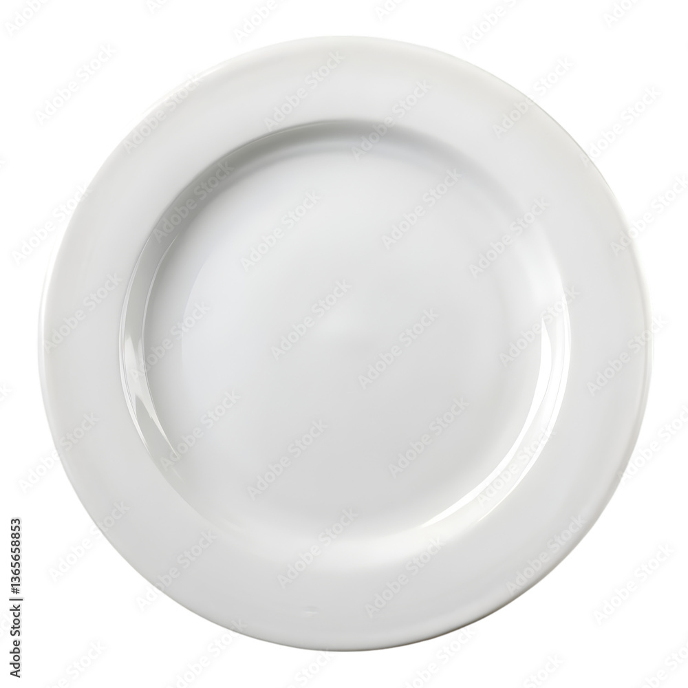 empty white plate empty white plate