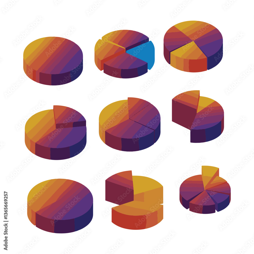 Obraz premium Magnetic abstract icon portraying surreal fluid illusions with soft organic transitions in a polished digital illustration