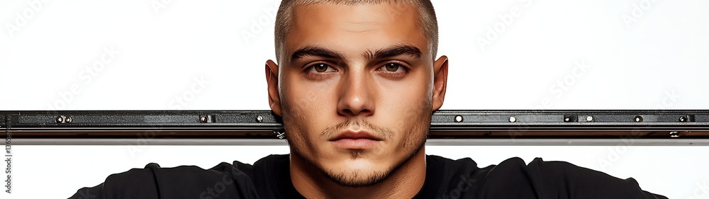 Obraz premium Serious Man Studio Portrait.