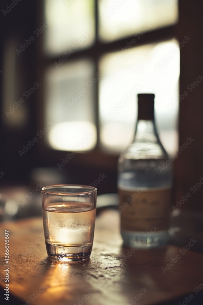 A Glass of Water by the Window A Glass of Water by the Window