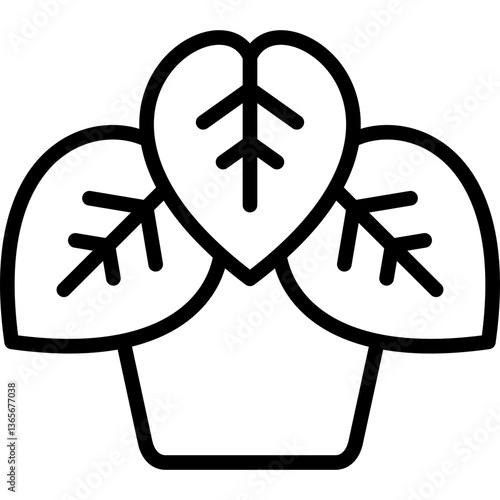 plant in a pot icon