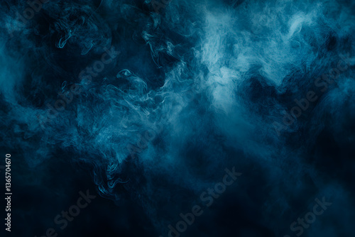 Wallpaper Mural A blue sky with smoke in the background Torontodigital.ca