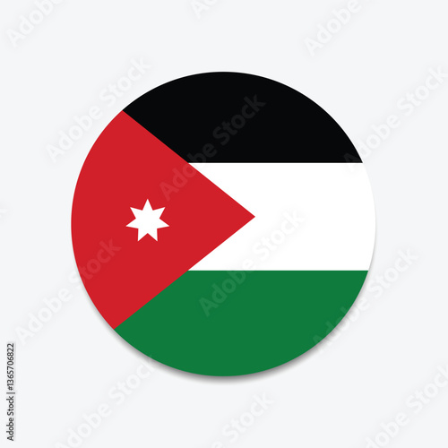 Jordan Flag Sphere Vector Free Download Jordan Flag Sphere Vector - GFXLoad