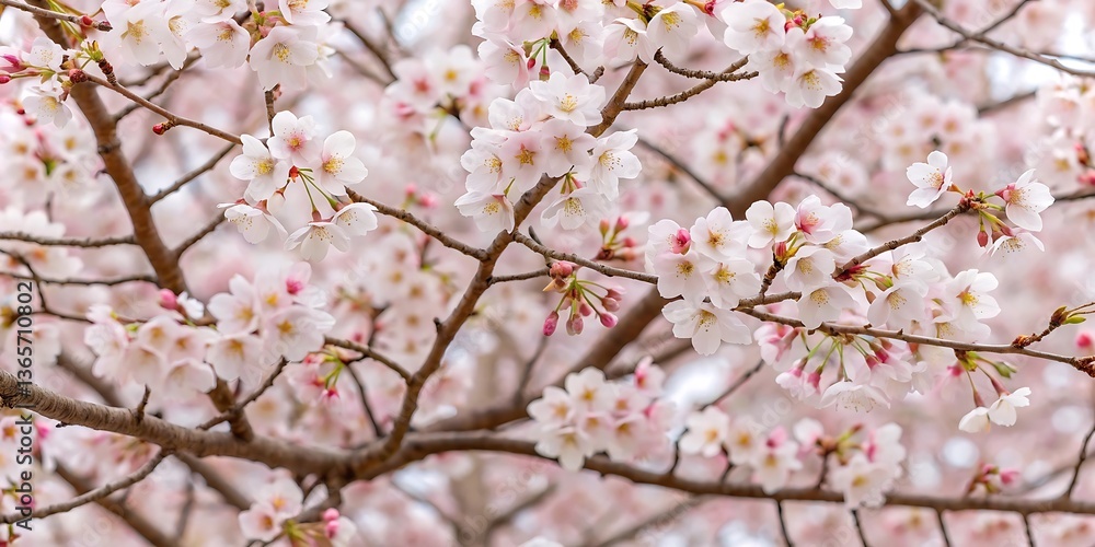 Beautiful Cherry Blossoms in Full Bloom Beautiful Cherry Blossoms in Full Bloom