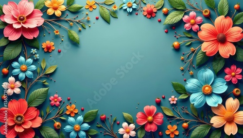 Small-scale repeating floral motif, muted tones, wallpaper, elegant, retro