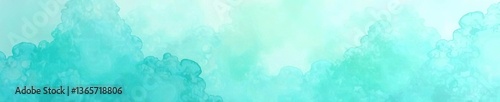 Soft pastel tone blue green watercolor paint background with liquid fluid texture,  liquid,  paint