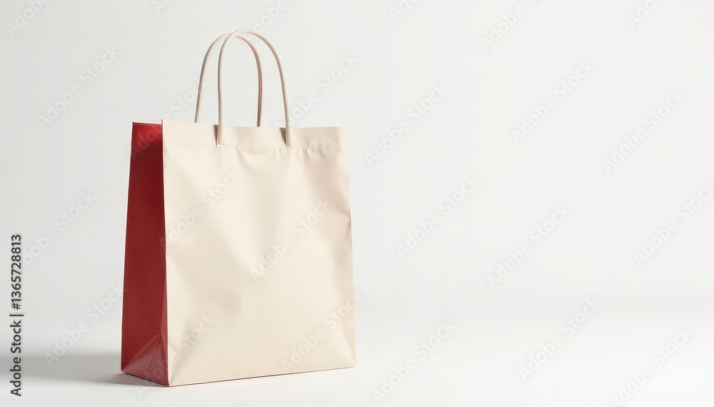 Stylish canvas shopping bag isolated on white studio background , eco bag, tote Stylish canvas shopping bag isolated on white studio background , eco bag, tote