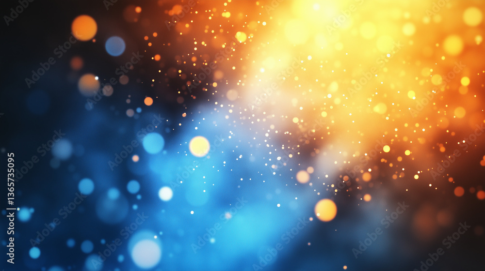 Festive bokeh: dark blurred Christmas lights background with happy holiday party glow and warm flare Festive bokeh: dark blurred Christmas lights background with happy holiday party glow and warm flare