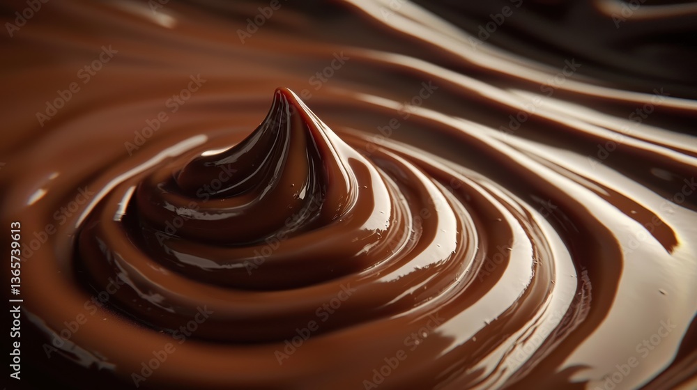 Indulging in rich chocolate swirl culinary delight kitchen food photography close-up sensory experience Indulging in rich chocolate swirl culinary delight kitchen food photography close-up sensory experience