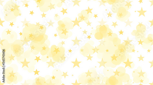 Smiling stars in various colors depicted in soft watercolor illustration set. Objects in vibrant pastel tones isolated on transparent background	