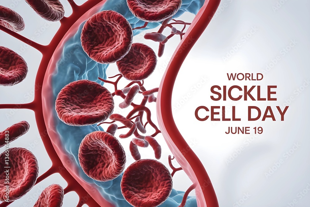 Fototapeta premium World Sickle Cell Day – Raising Awareness on June 19