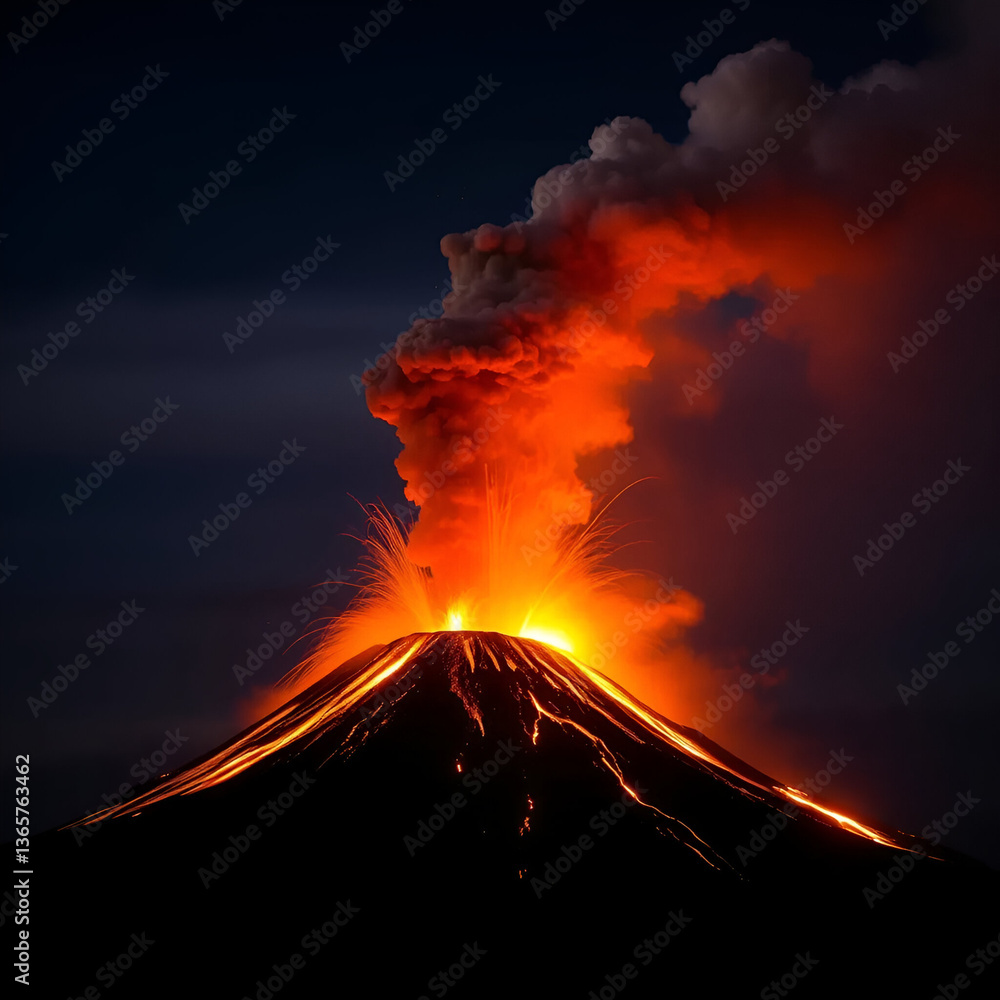 Fototapeta premium volcano etna sicily italy