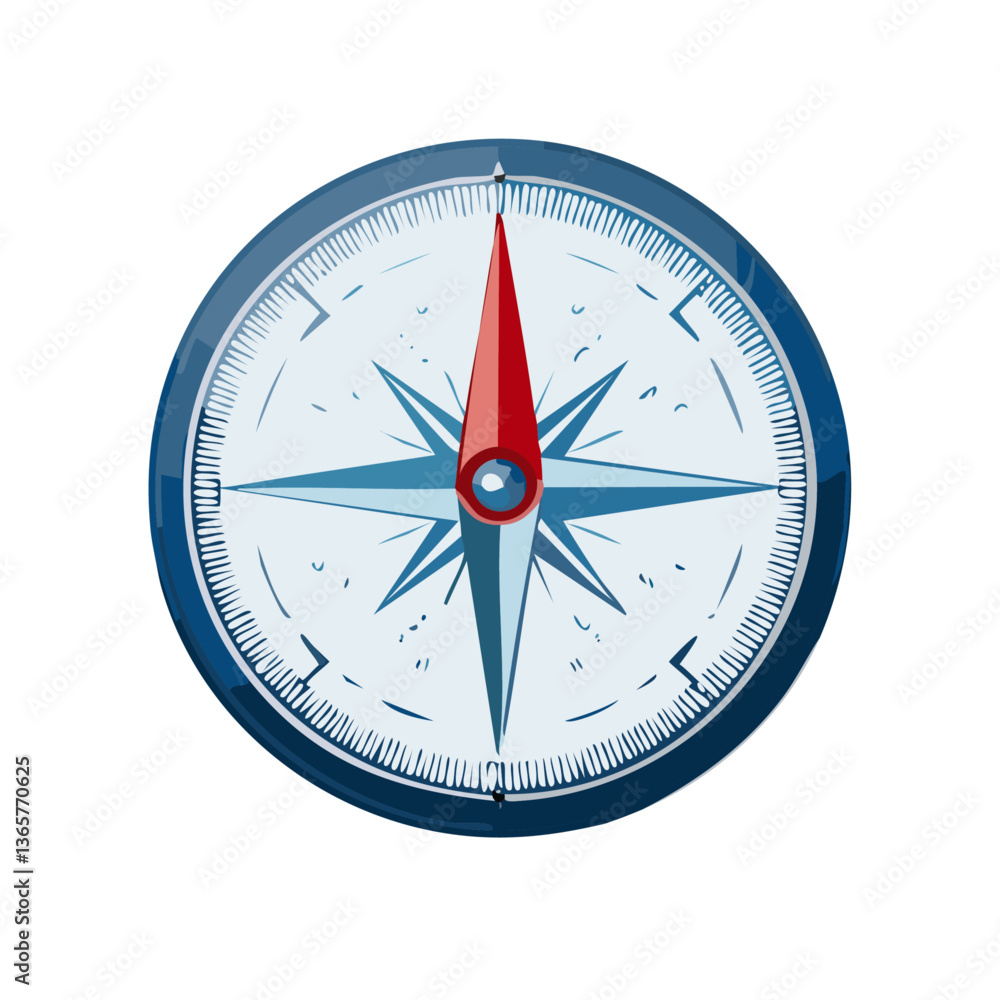 compass isolated vector icon app button design
