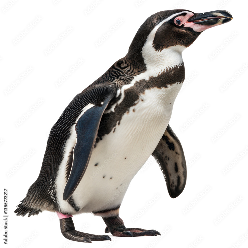 Obraz premium Galapagos Penguin AI Generated Image