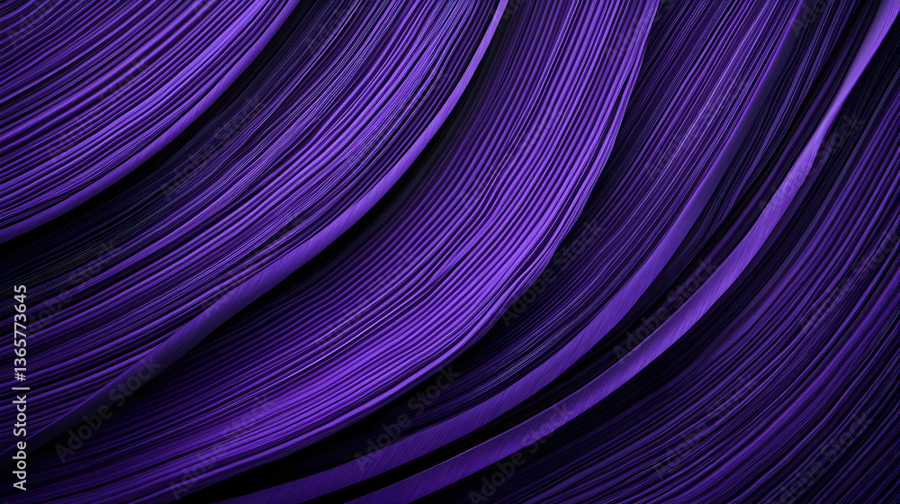 Abstract Purple Waves of Textured Lines for Creative Backgrounds Abstract Purple Waves of Textured Lines for Creative Backgrounds