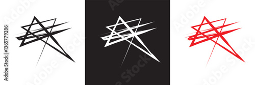 Swish swoosh squiggle line icon  set. Fake signatures. Hand-drawn rough ink brushstrokes. Vector illustration. isolated on white and black background. EPS 10
